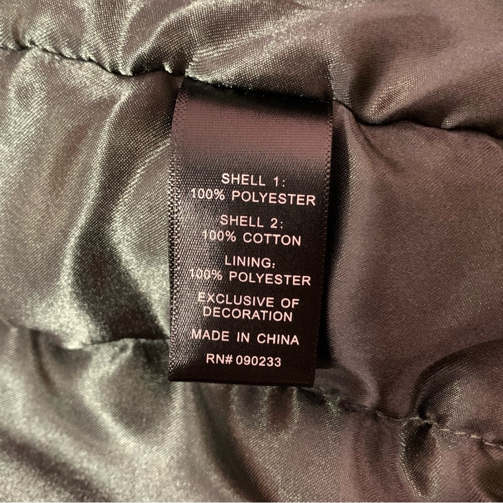 Kendall & Kylie Charcoal Bomber Puffer Jacket - Picture 5 of 10